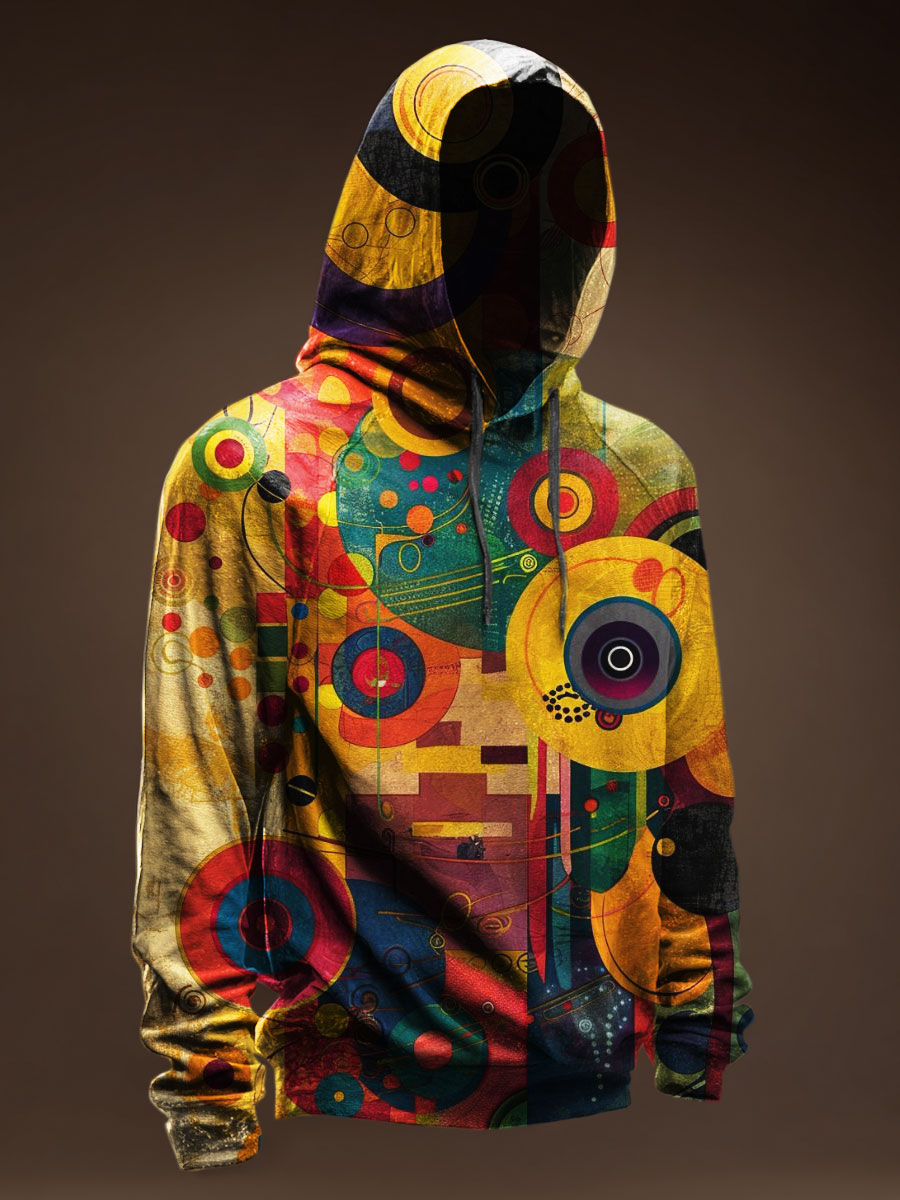 Abstract Art Prints Casual Hoodie Sweatshirt