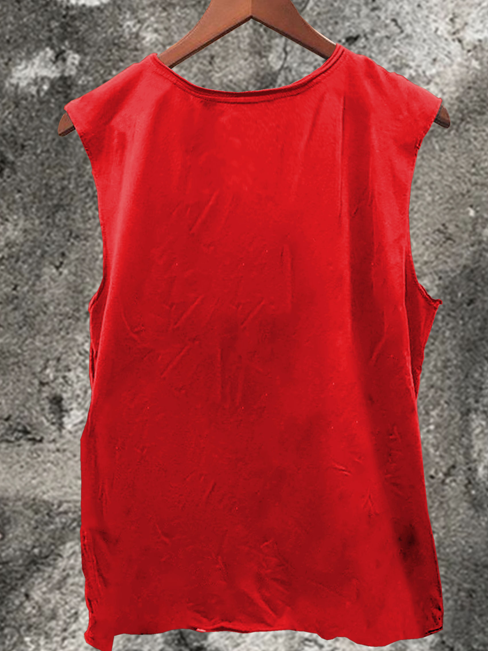 Correct Cow Cat Print 100% Cotton Casual Tank Top