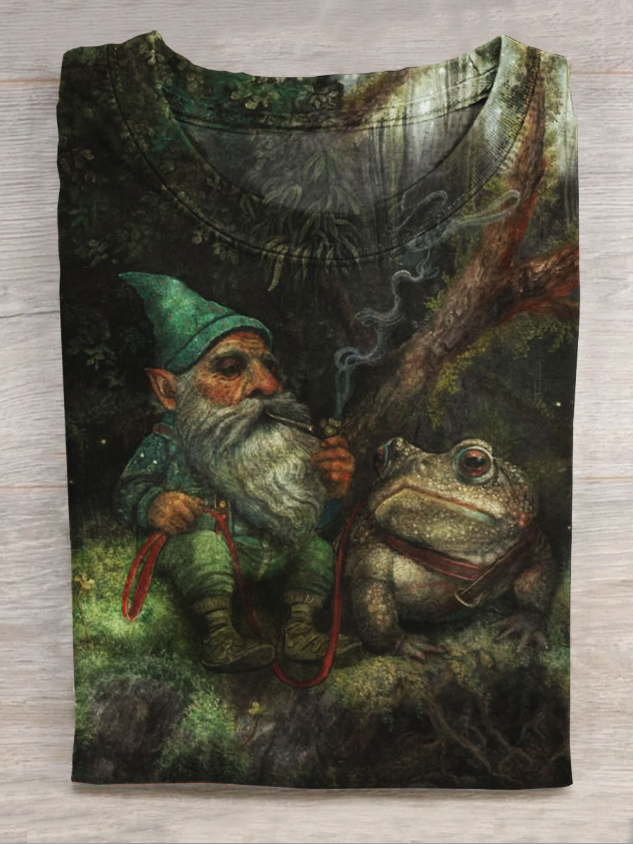 Dark Fantasy Art Print Short Sleeve Top