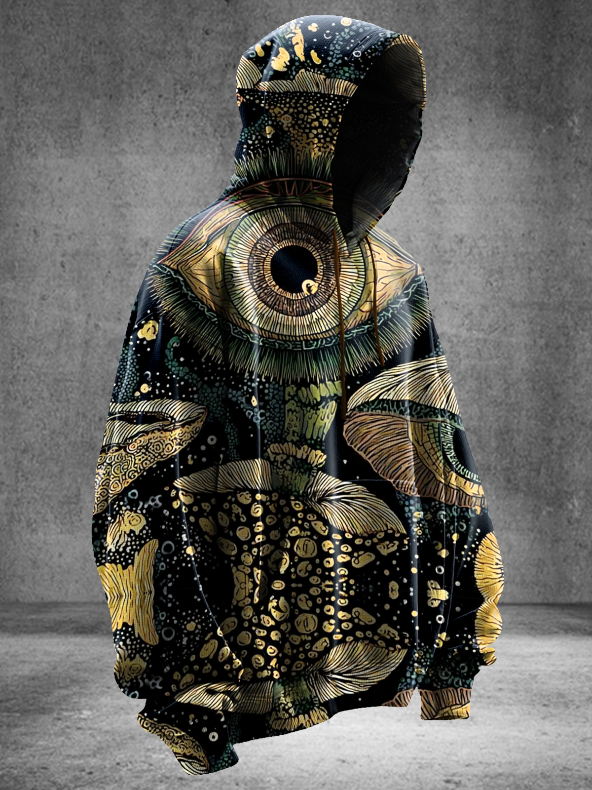 Eye Dark Fantacy Vintage Art Print Casual Sweatshirt