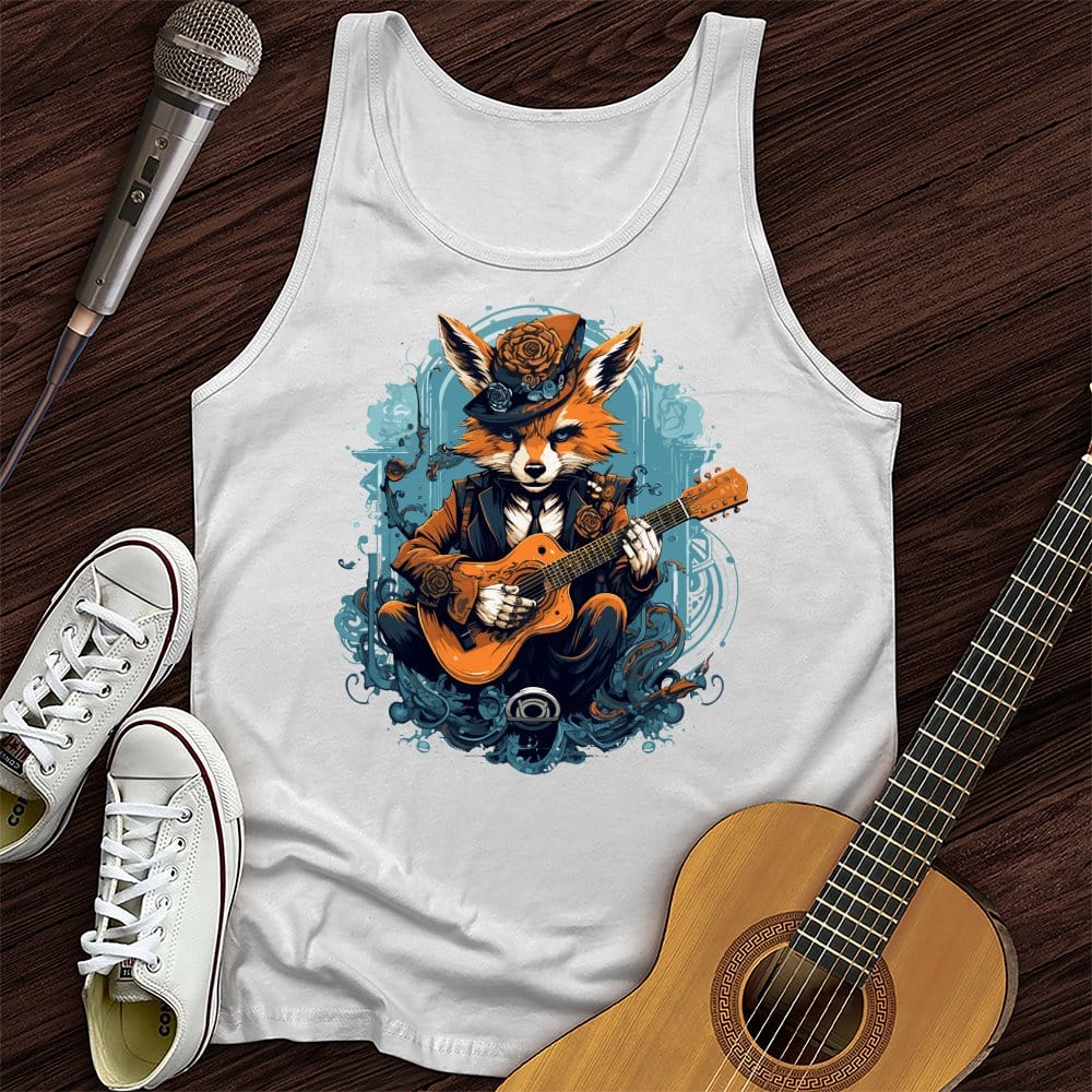 Fox Playing Guitar Tank Top