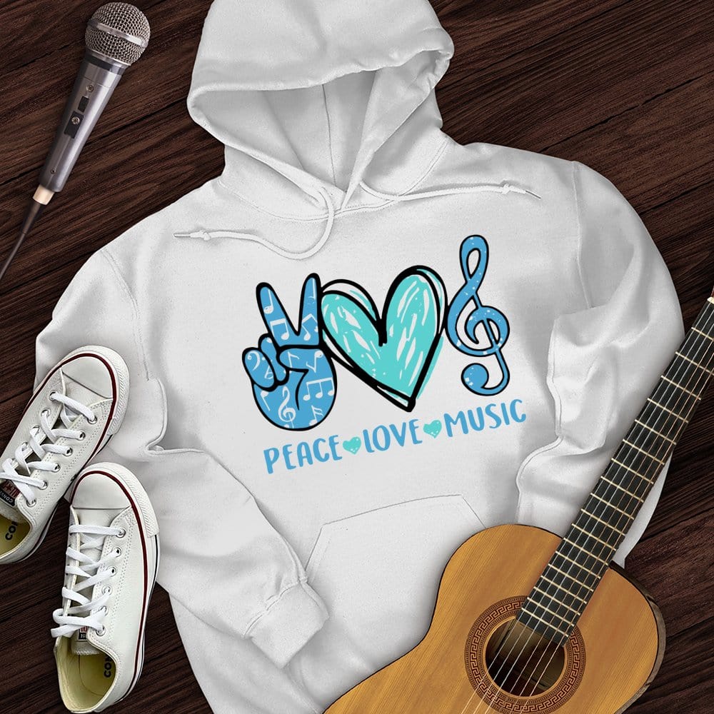 Peace, Love, Music Hoodie