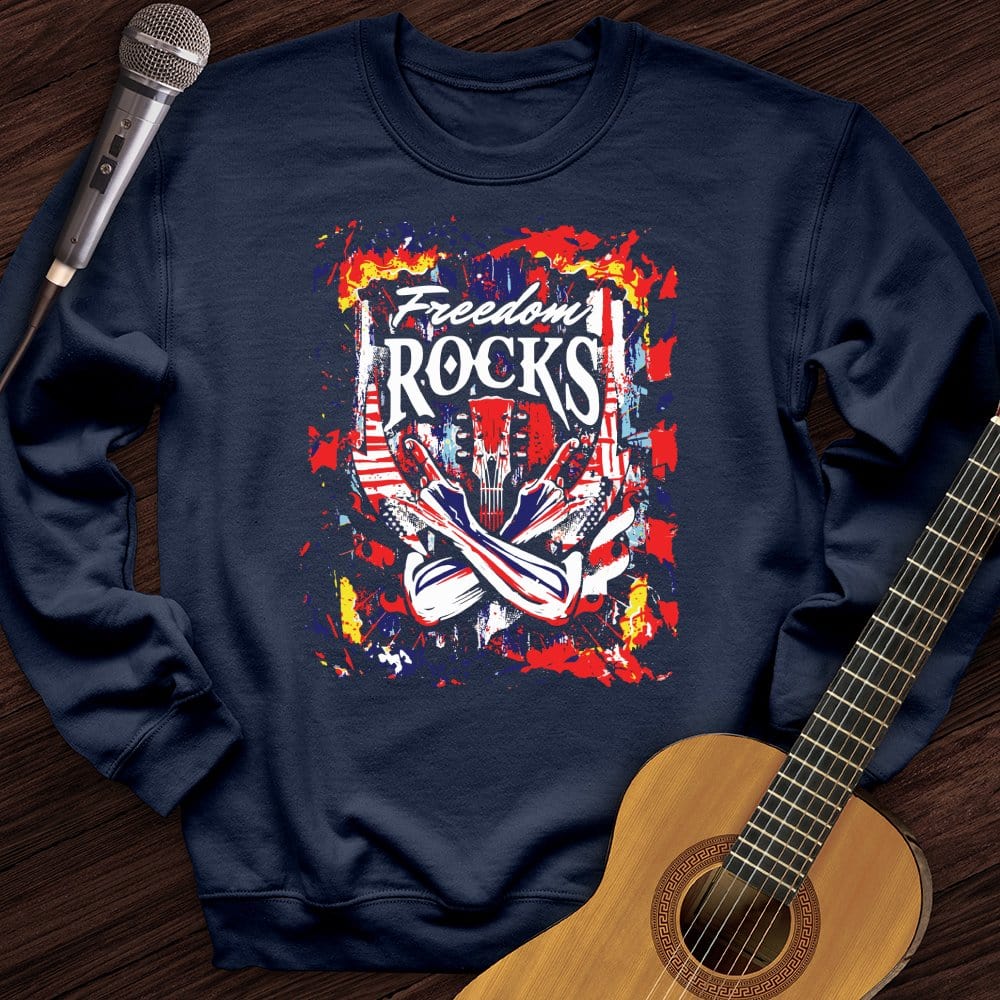Freedom Totally Rocks Crewneck
