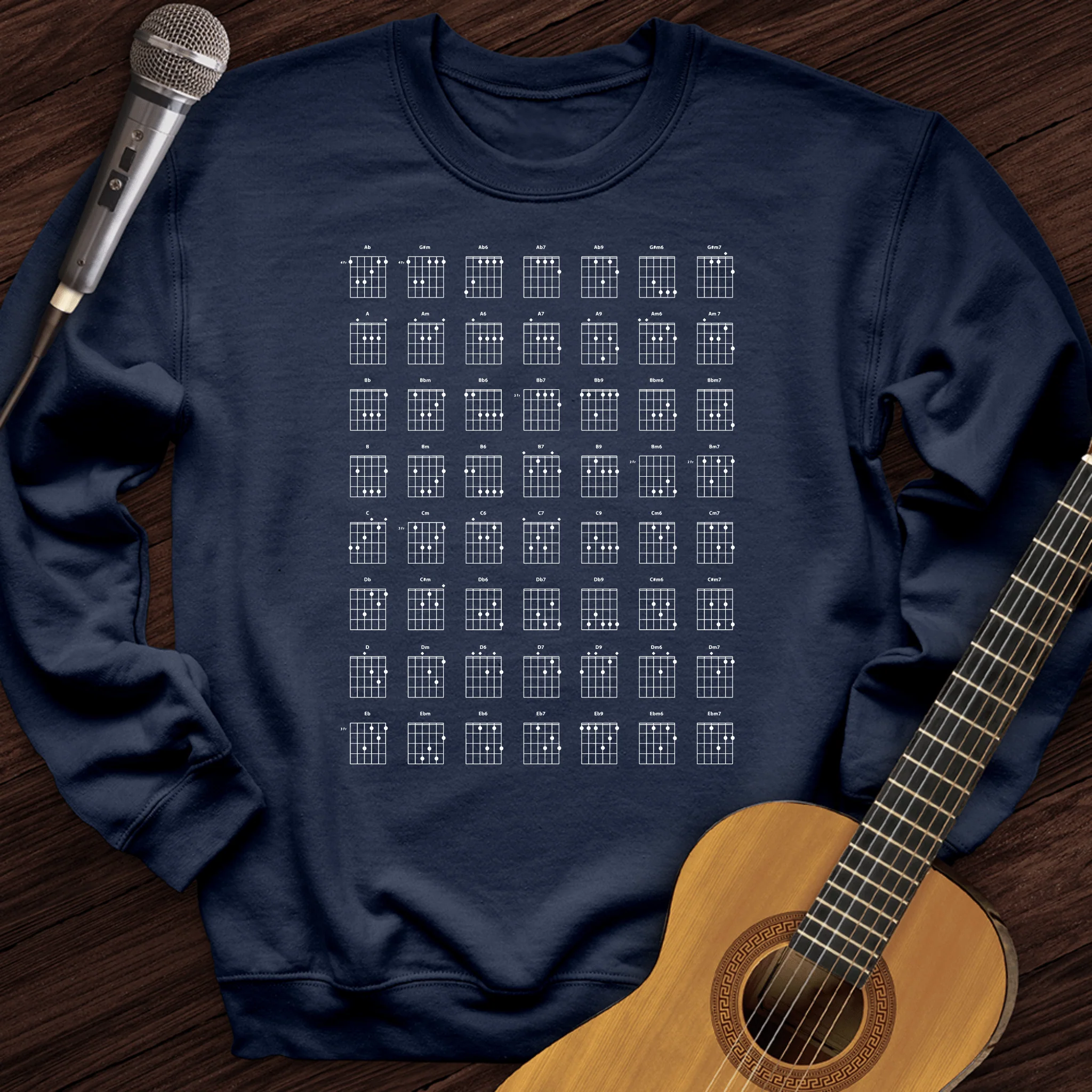 Guitar Chords Crewneck