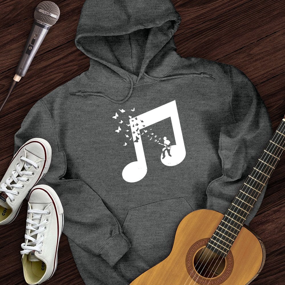 Musical Butterfly Guitar Hoodie