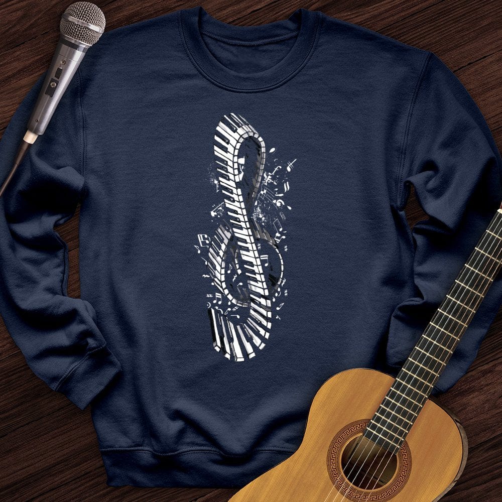 Piano Treble Clef Crewneck
