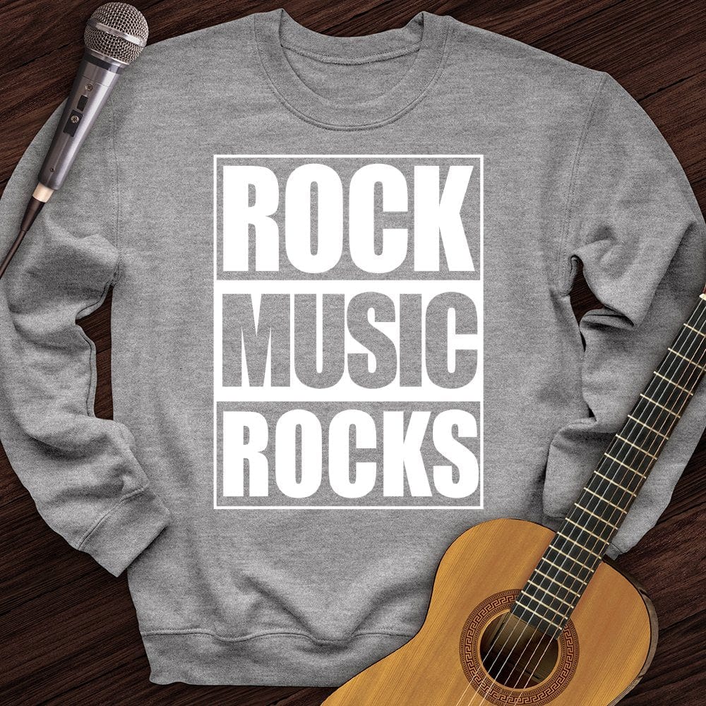 Rock Music Rocks Crewneck