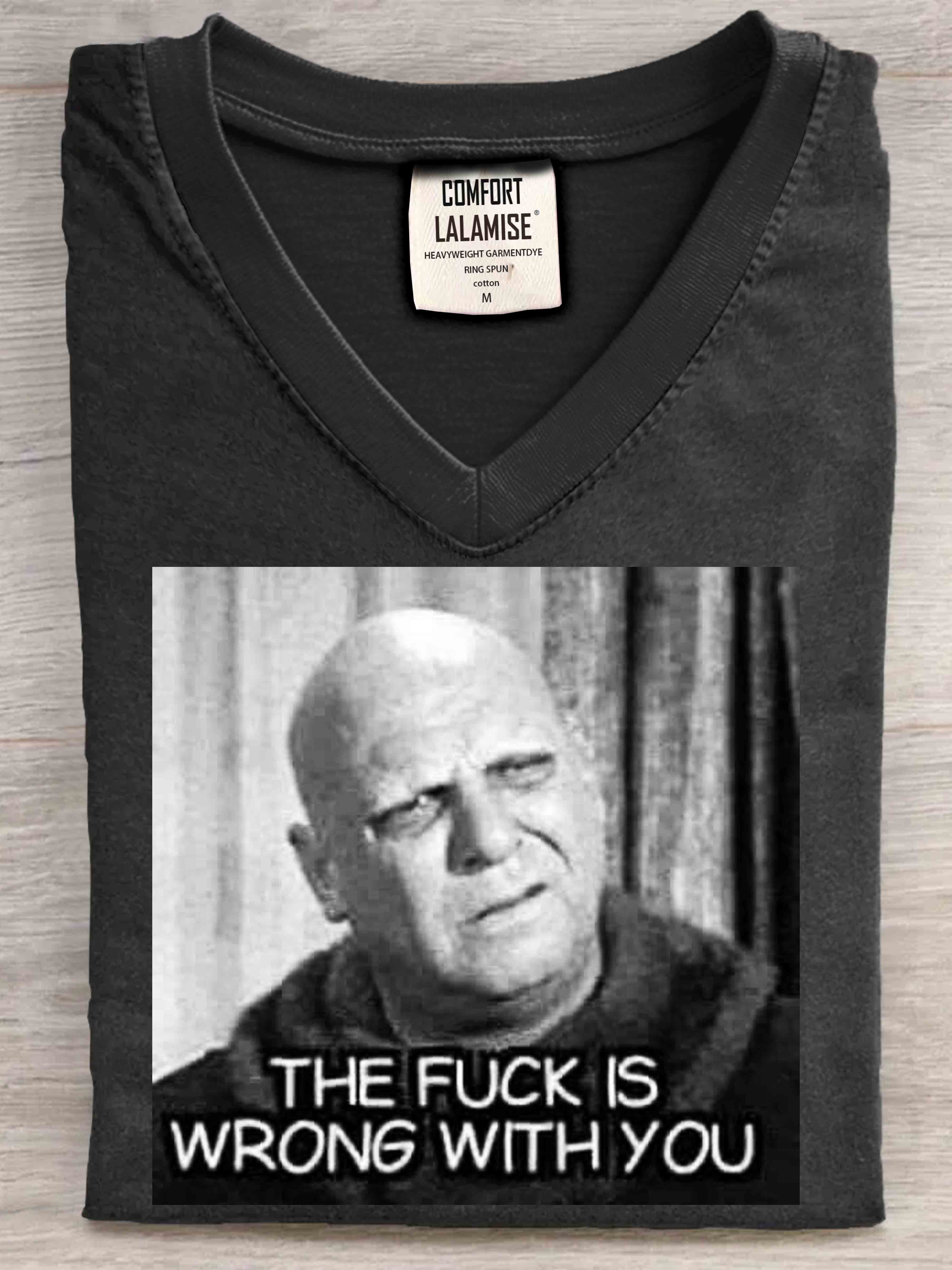 Vintage Funny V-neck Casual T-Shirt