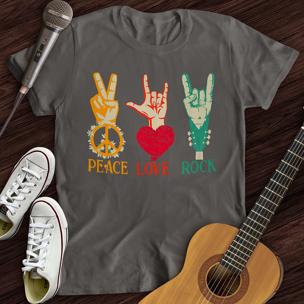 Peace, Love, Rock T-Shirt