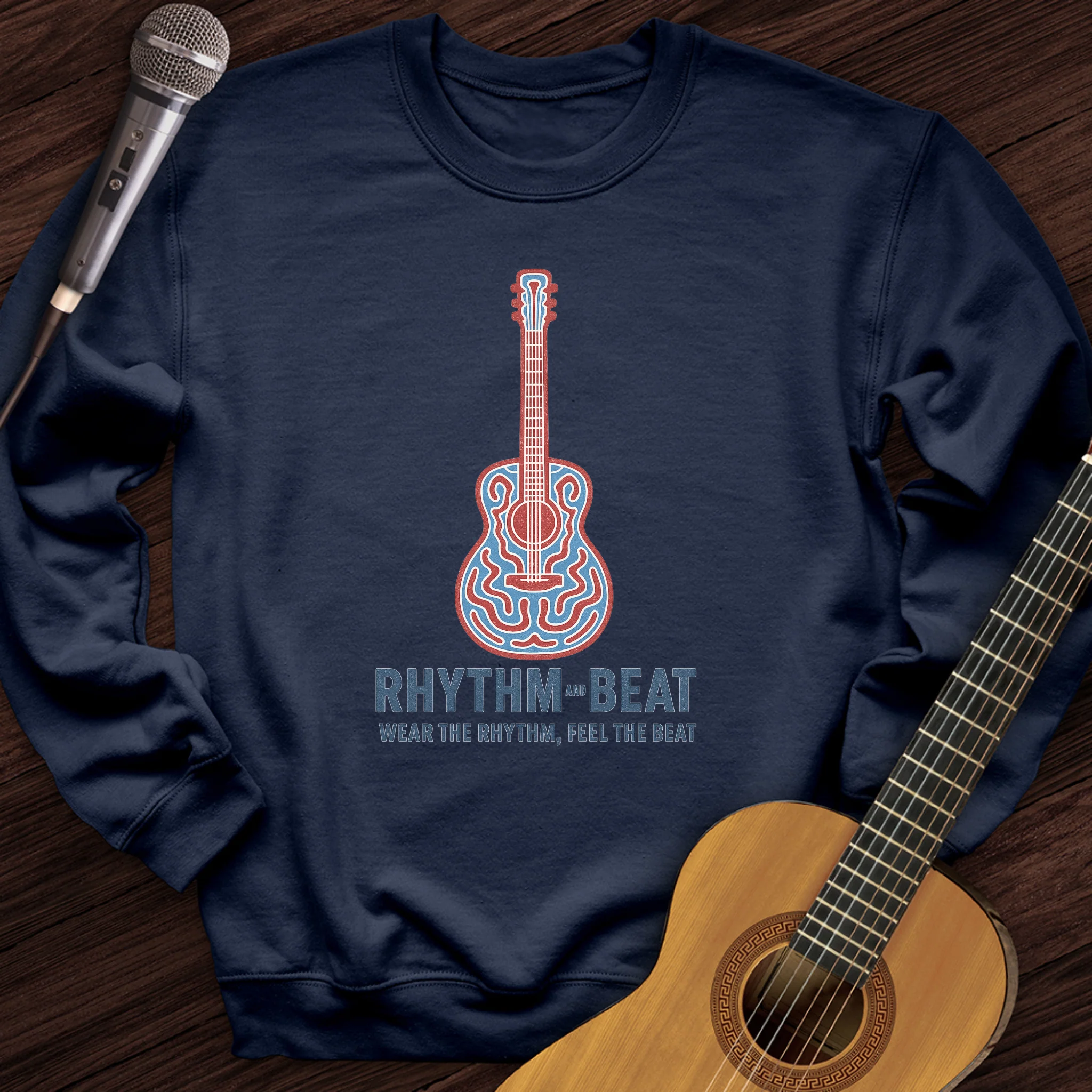 Rhythm & Beat Strings Crewneck