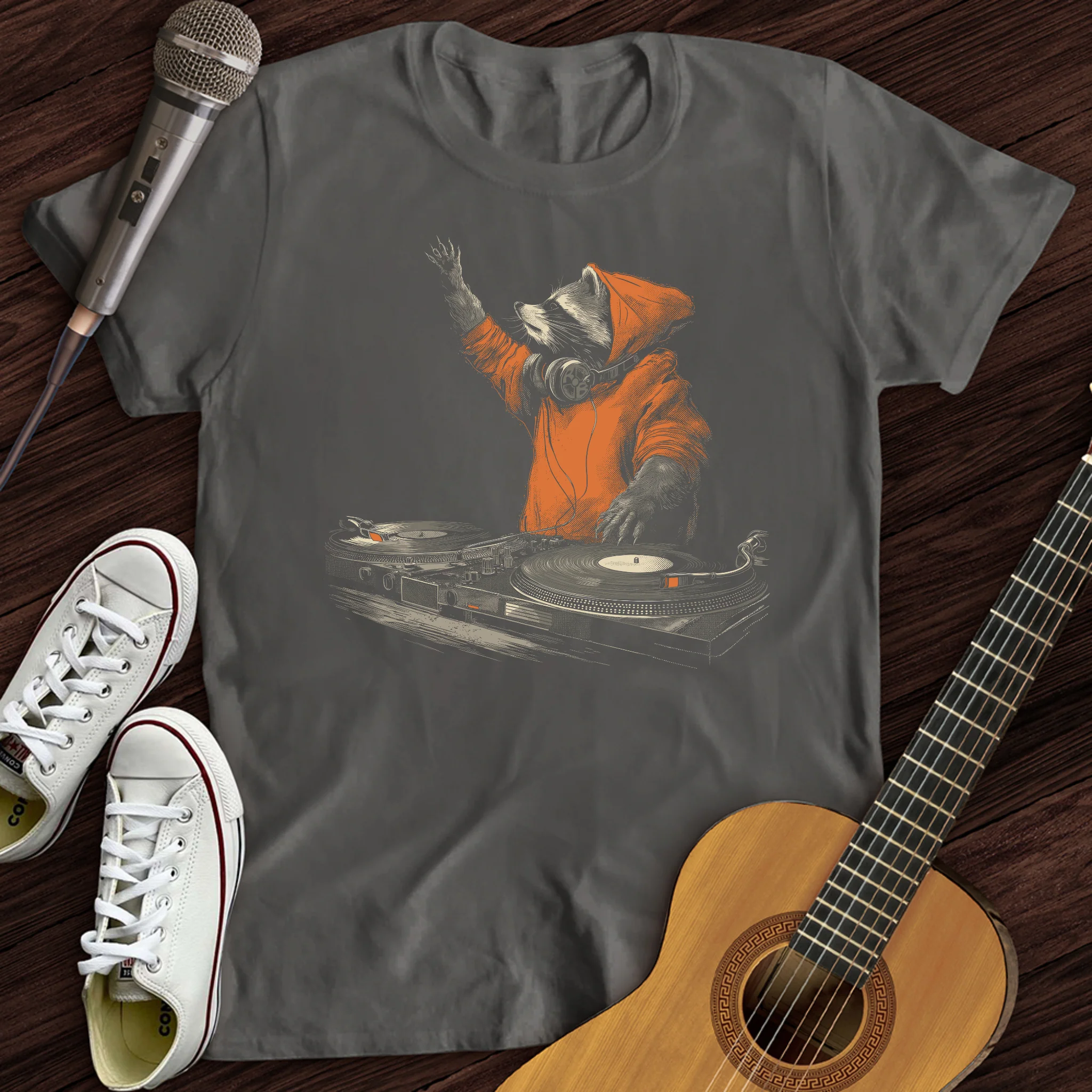 Raccoon Turntables T-Shirt