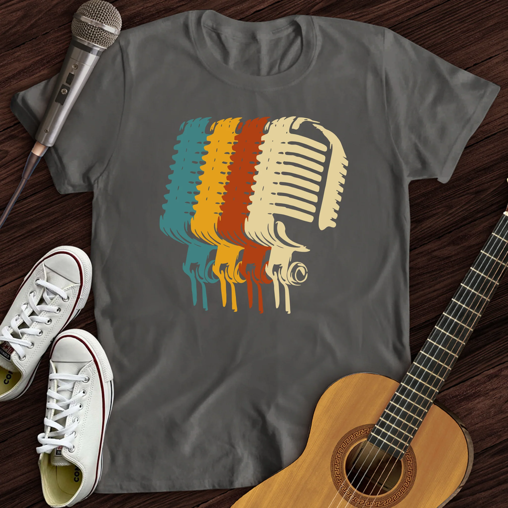 Retro Microphone T-Shirt