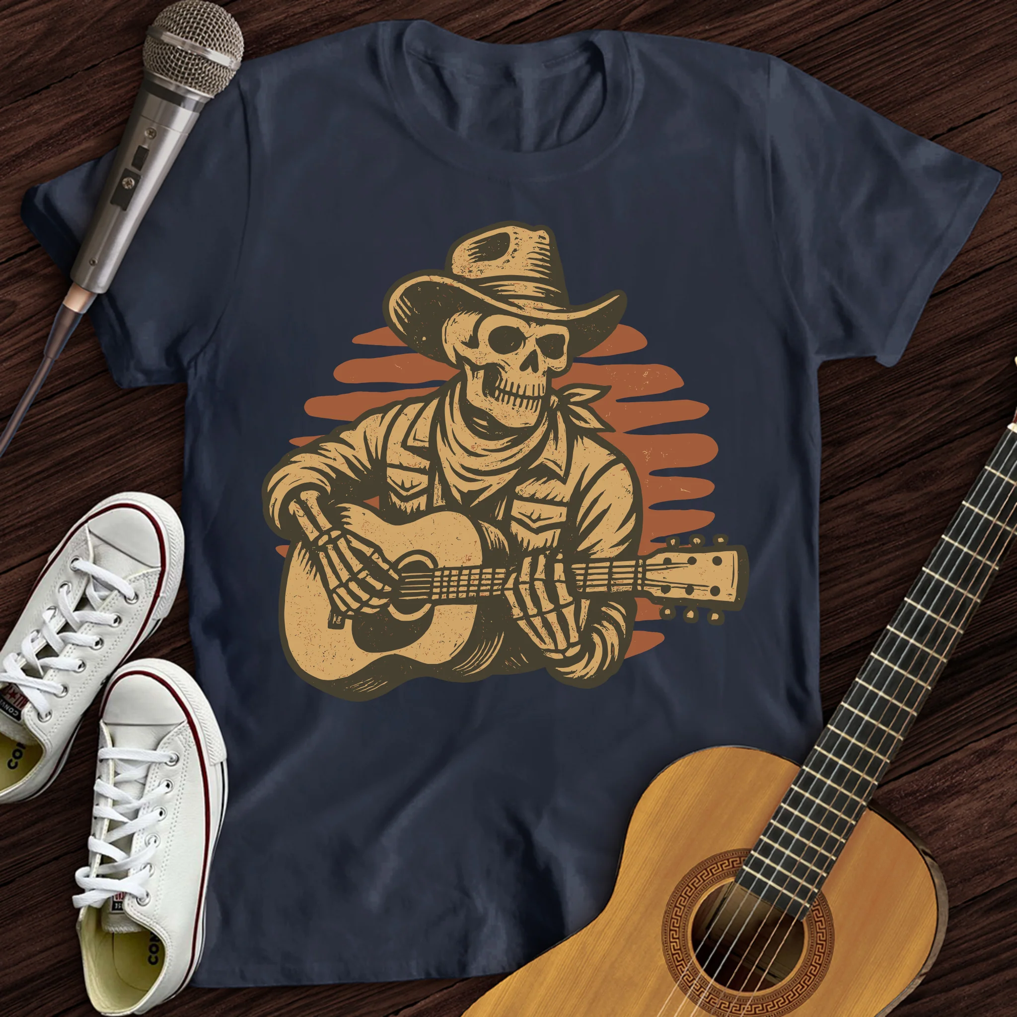 Six String Skeleton T-Shirt