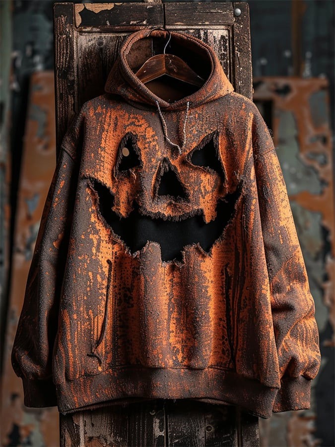 Halloween pumpkin 3D Art Print Casual Cozy Long Sleeve Sweatshirt