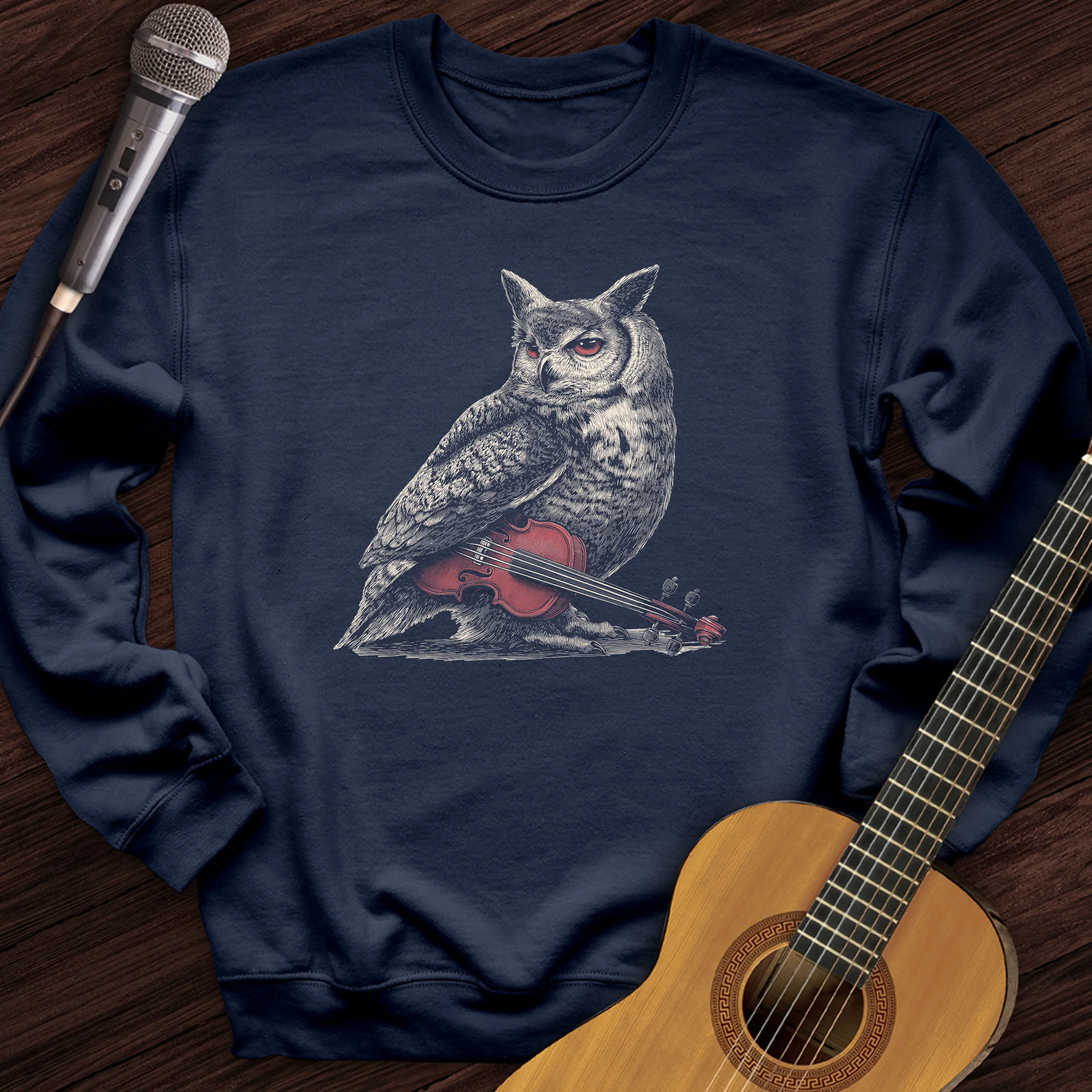 Owl Cello Crewneck