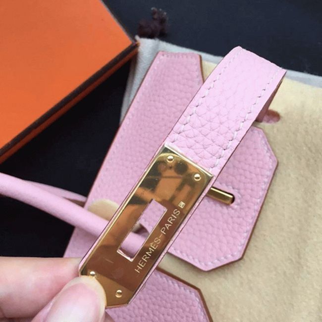 Elegant Pink Hermes Birkin 30cm Luxury Replica