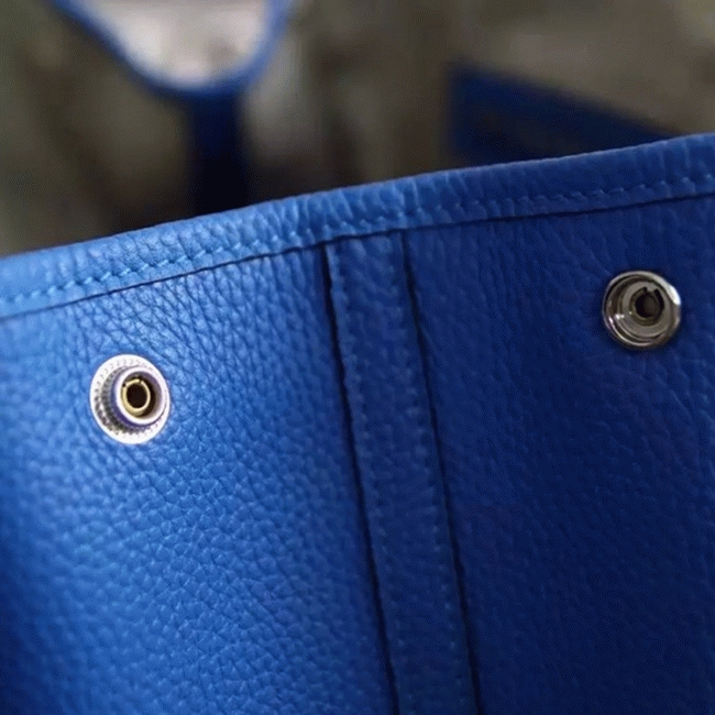 Blue Top Replica Hermes Garden Party 30cm Stylish Bag