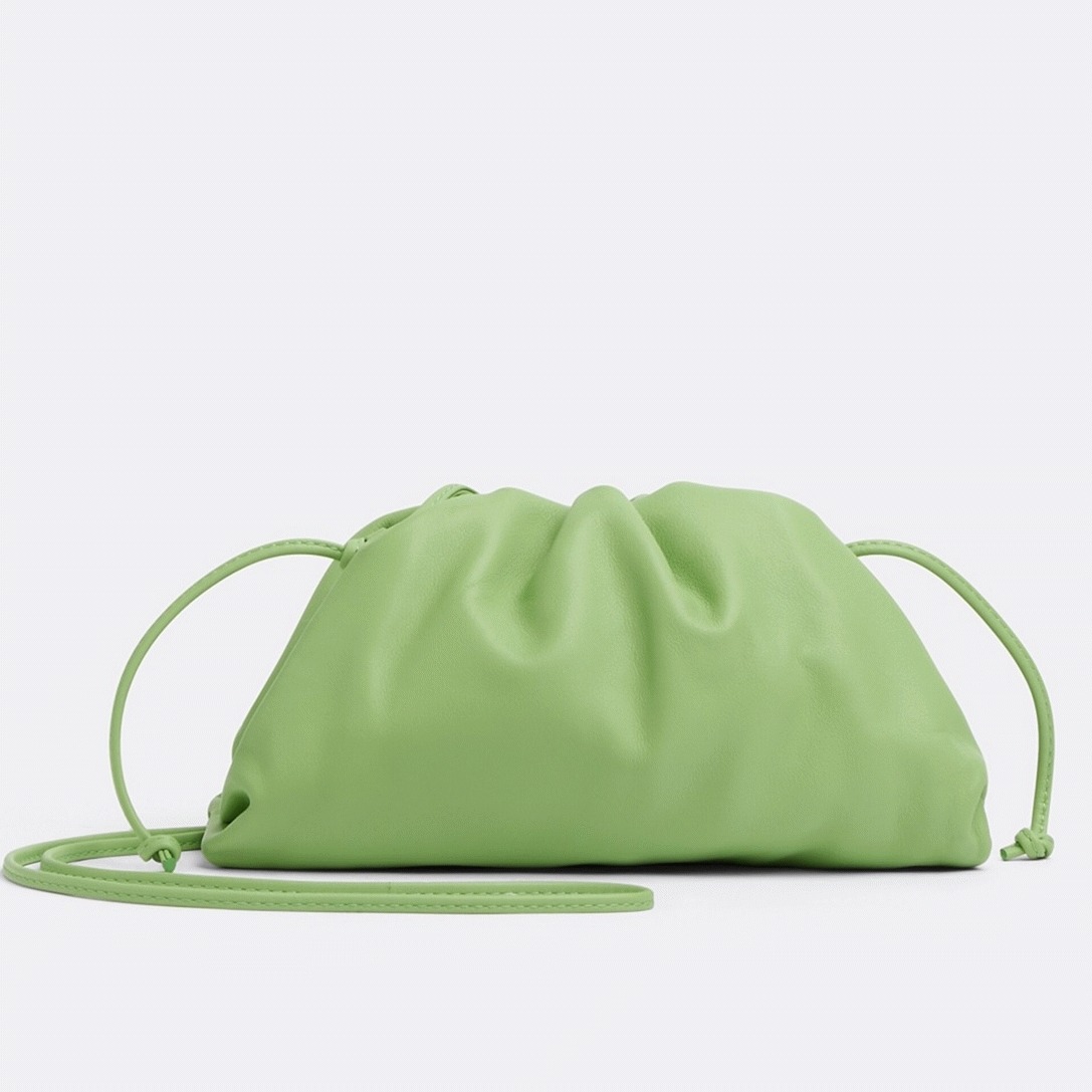Fake Bottega Veneta Mini Pouch with Strap Pistachio