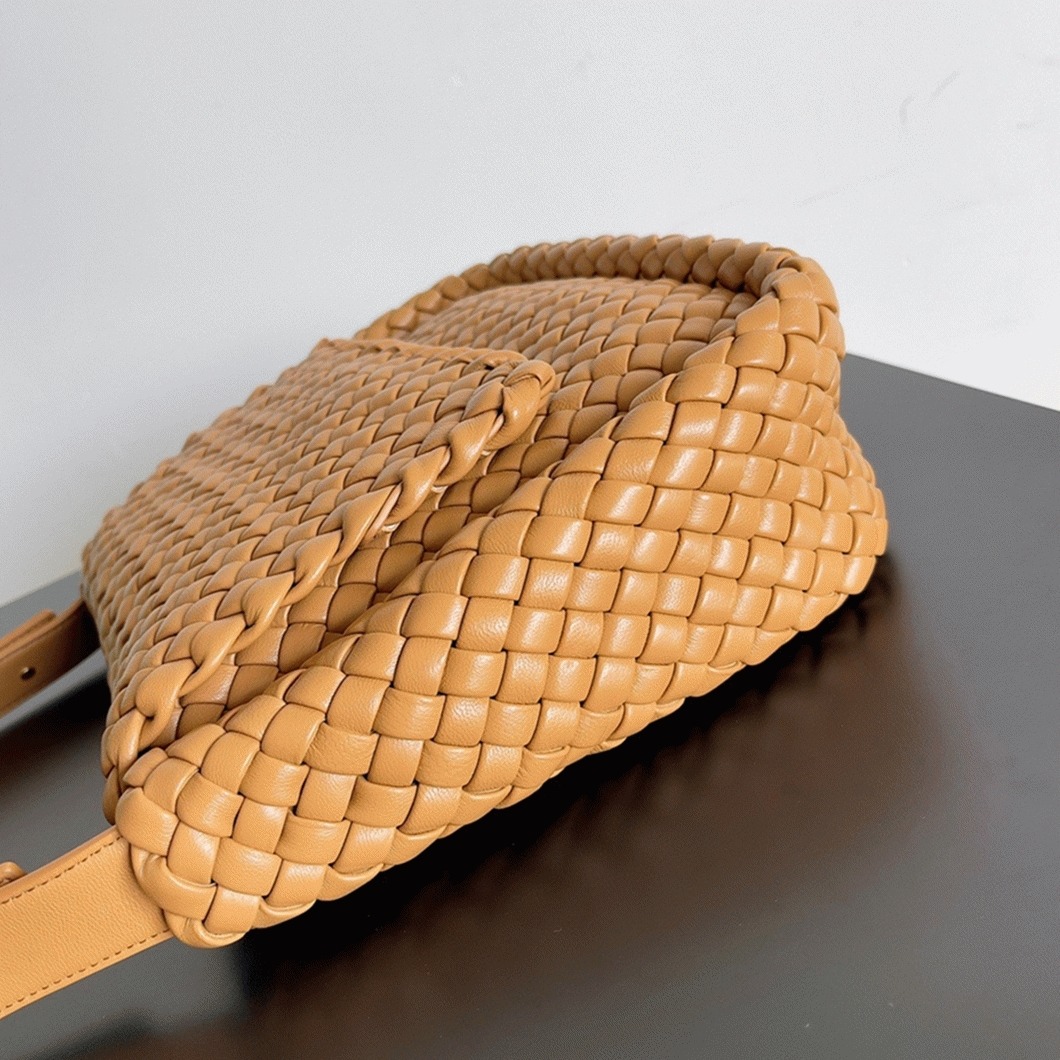 Fake Bottega Veneta Cobble Small Bag Caramel