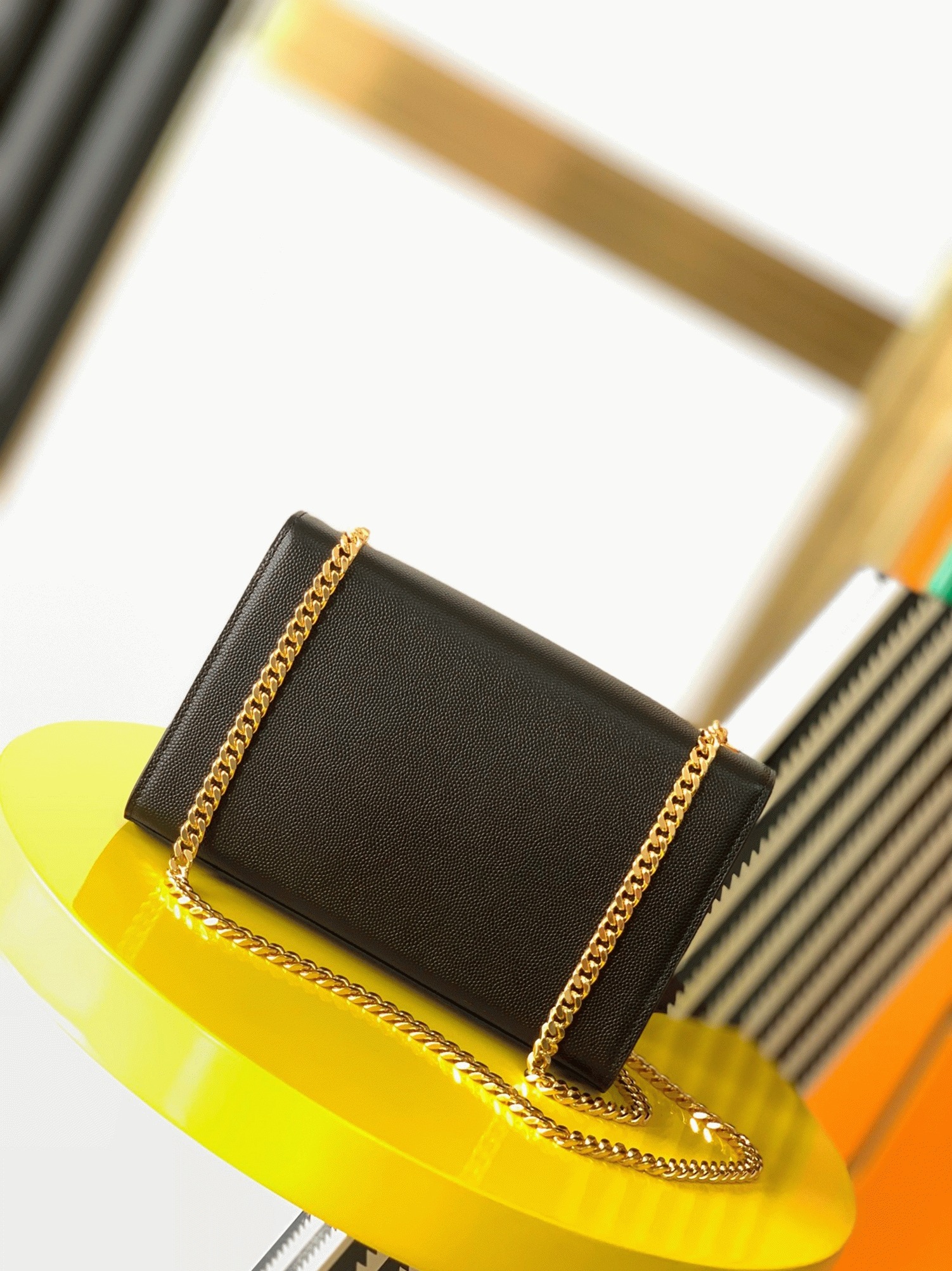 Fake Saint Laurent Kate Small Tassel Bag Black