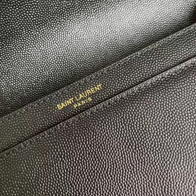 Replica Saint Laurent Cassandra Medium Chain Bag Black