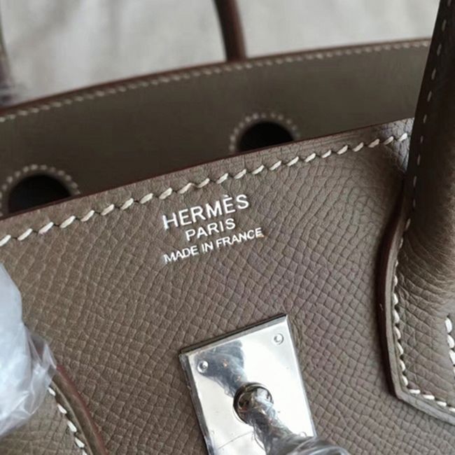 Etoupe Hermes Birkin 25cm Excellent Replica