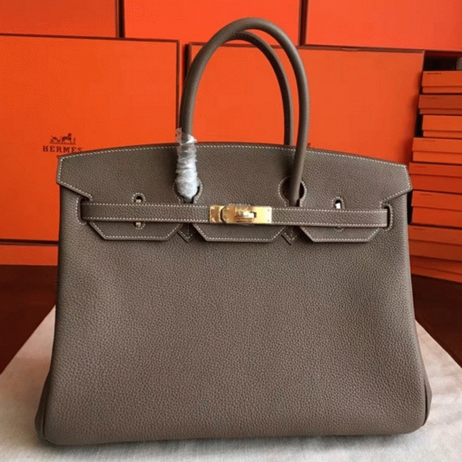 Etoupe Replica Luxury Hermes Birkin 40cm Large Bag