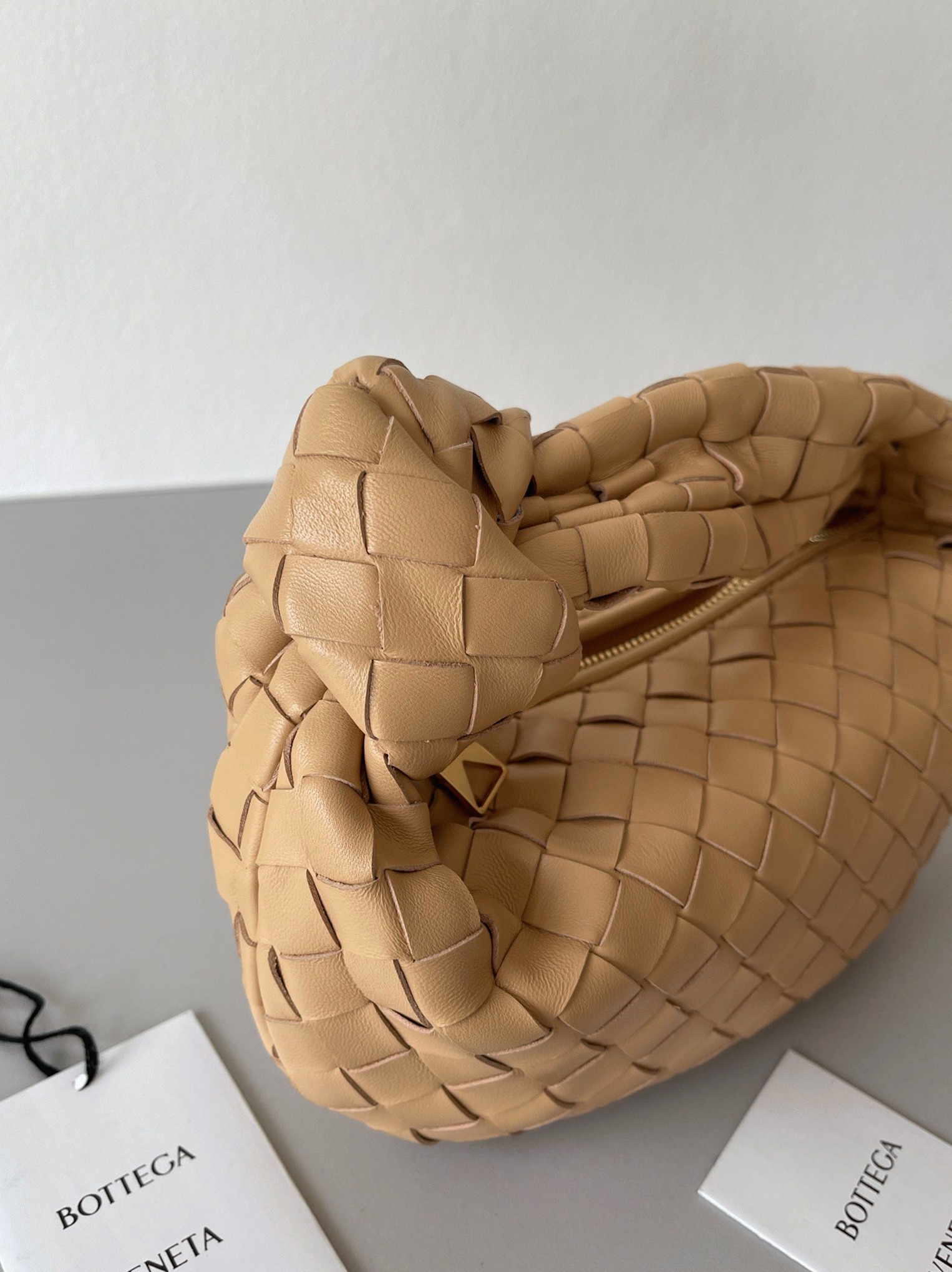 Fake Bottega Veneta BV Jodie Mini Bag Almond