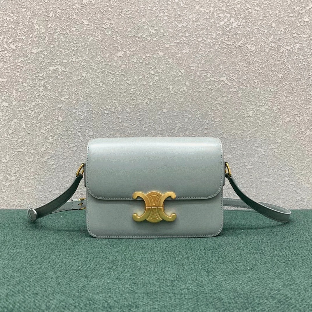 Top Quality Replica Celine Triomphe Teen Bag In Mineral