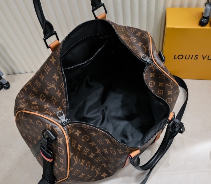 LV Monogram Canvas Keepall Bandouliere 50 With Jacquard Strap