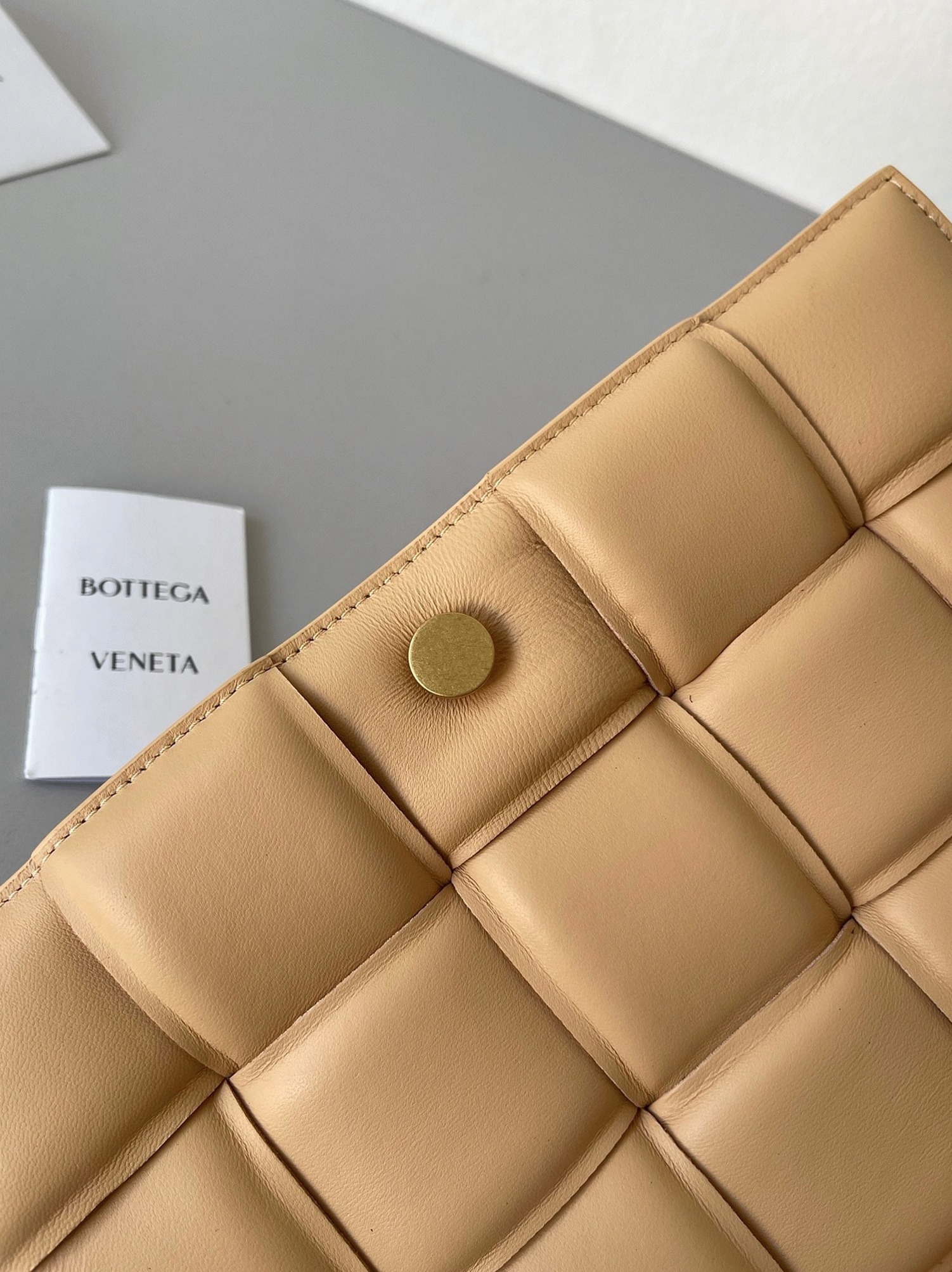 Top Quality Knockoff Bottega Veneta Padded Cassette Bag In Almond