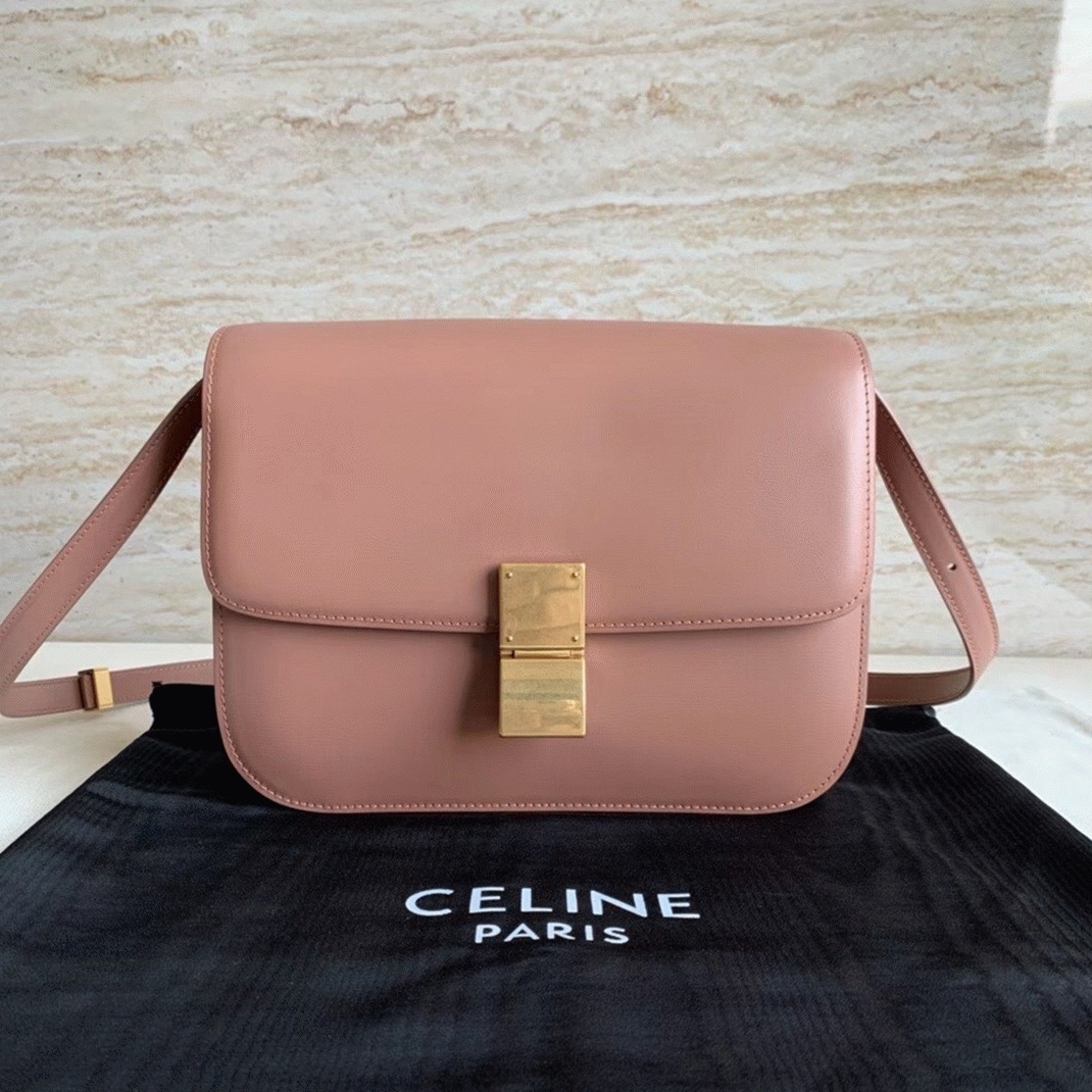 Top Quality Replica Celine Classic Box Medium Bag In Antique Rose
