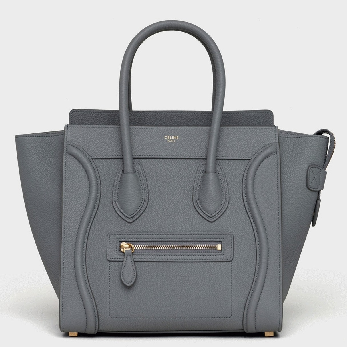 Celine Micro Luggage Tote Bag Faux in Kohl