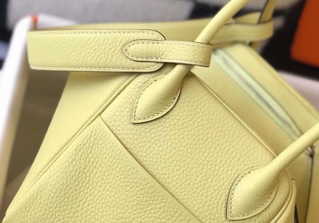 Replica Hermes Lindy bag 26cm in jaune poussin