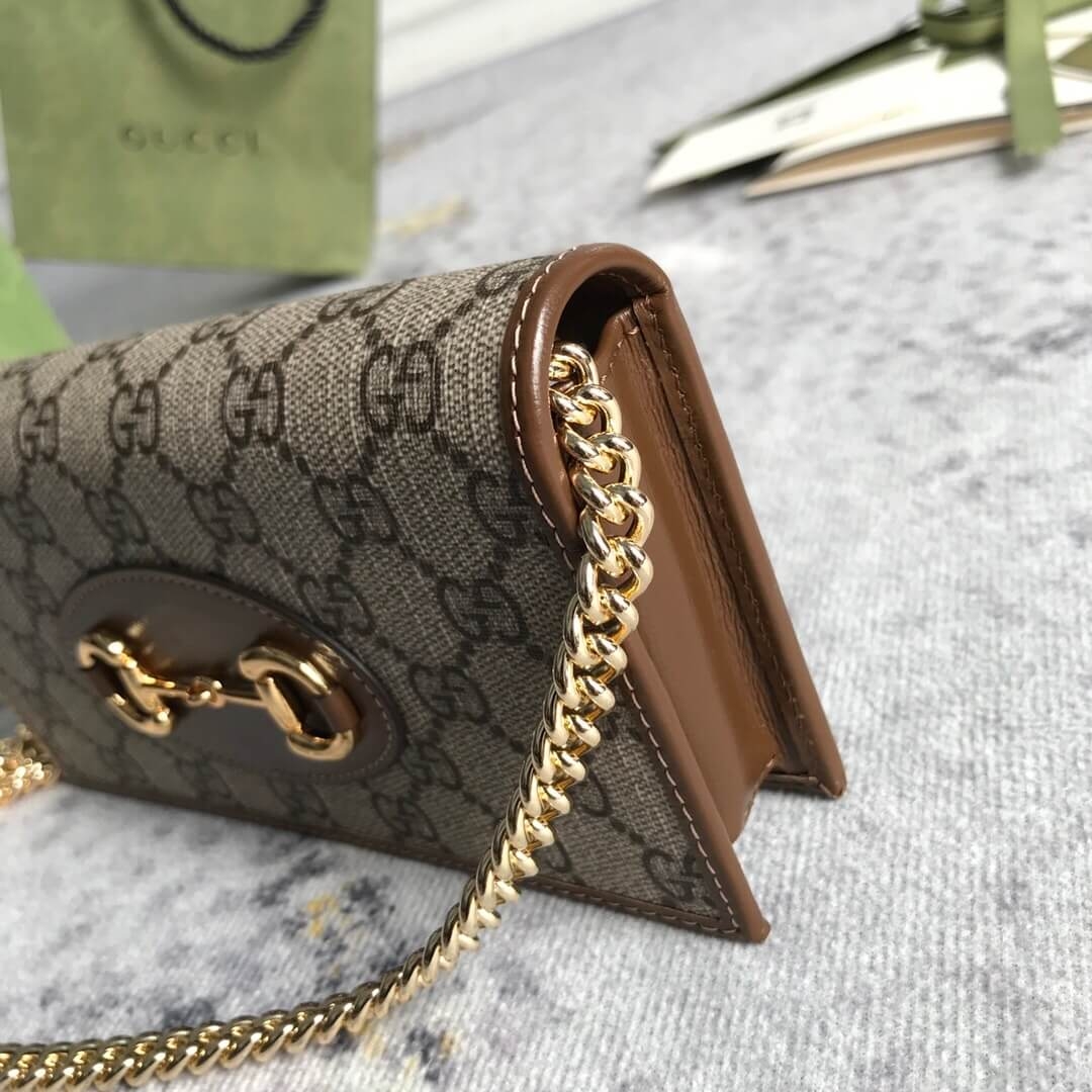 Gucci Horse Buckle 1955 Chain Wallet