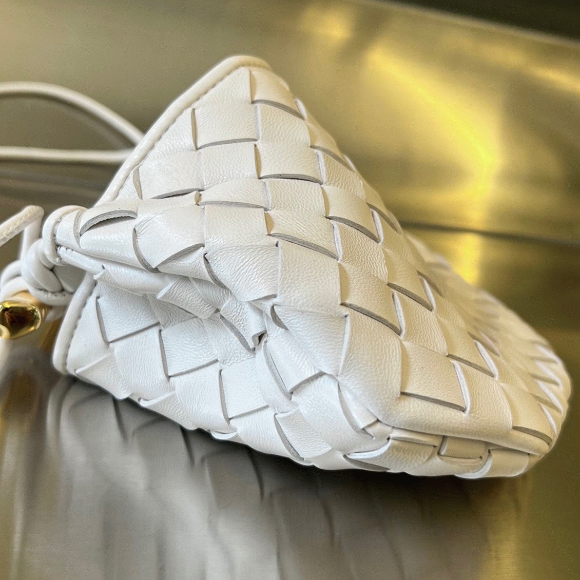 Replica Bottega Veneta Sardine Mini Bag White