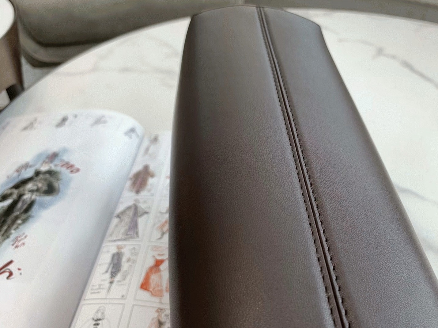 Top Quality Knockoff Fendi First Medium Bag In Dark Brown Nappa Leather