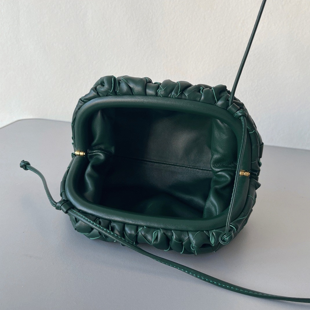 Knockoff Bottega Veneta Mini Pouch with Strap Raintree
