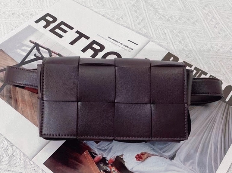 Replica Bottega Veneta Cassette Belt Bag Grape