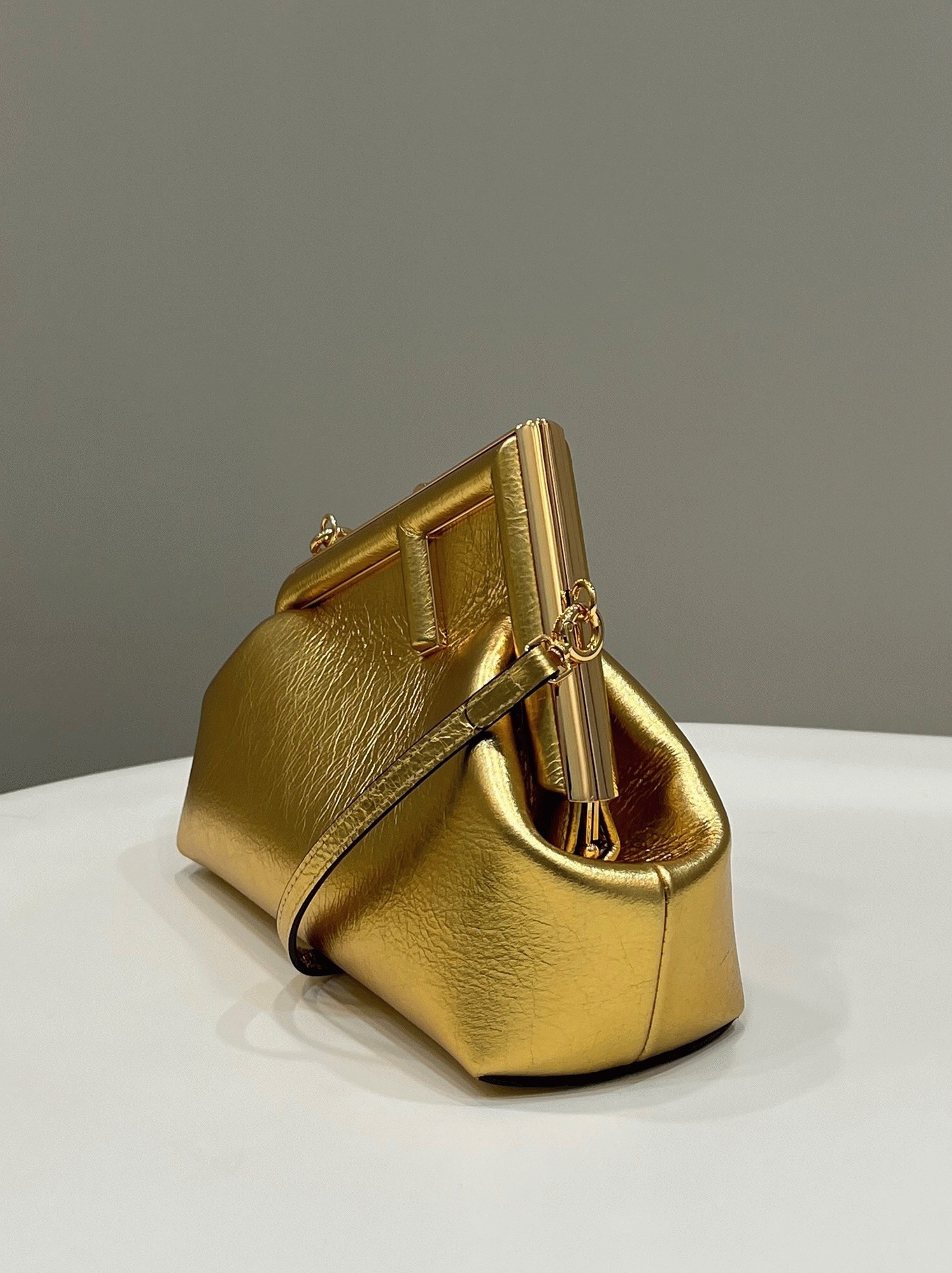 Top Quality Replica Fendi First Small Bag In Gold
