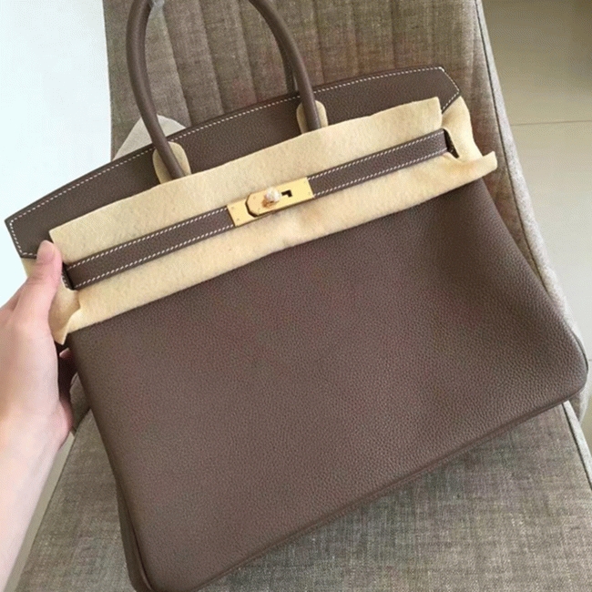 Etoupe Best Value Replica Hermes Birkin 35CM Purse
