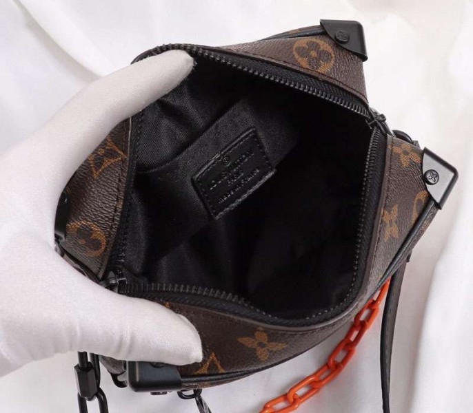 Louis Vuitton Monogram Canvas Mini Soft Trunk Black Bag
