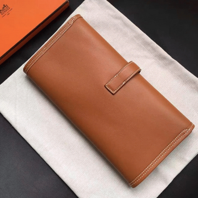 Gold Swift Leather Imitation Hermès Jige Elan 29 Elegant Pochette