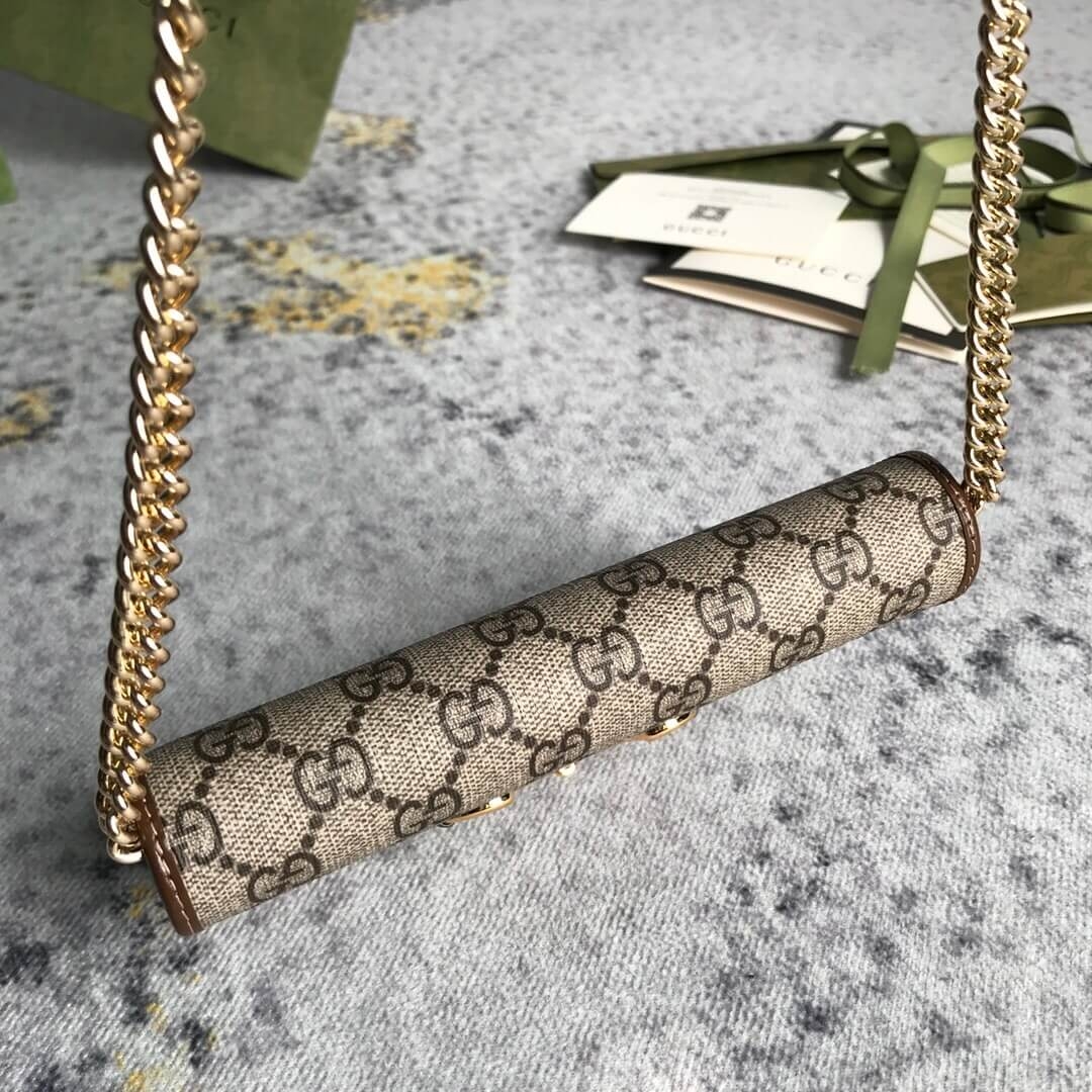 Gucci Horse Buckle 1955 Chain Wallet