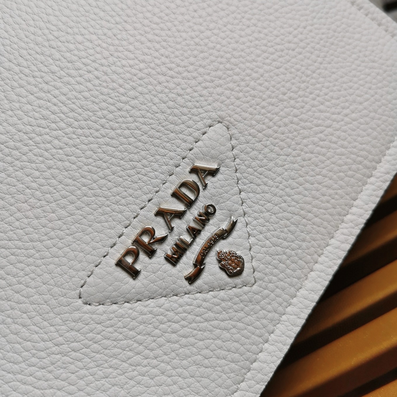 Prada Flap Shoulder Bag Replica in White