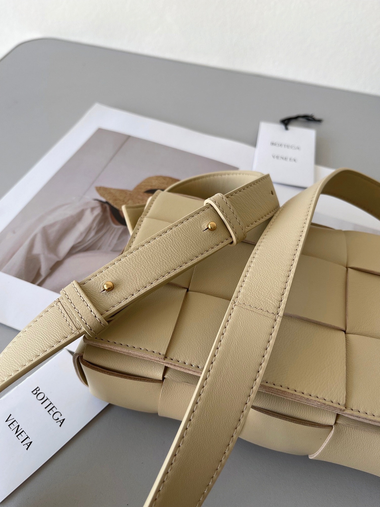 Top Quality Fake Bottega Veneta Cassette Bag In Porridge
