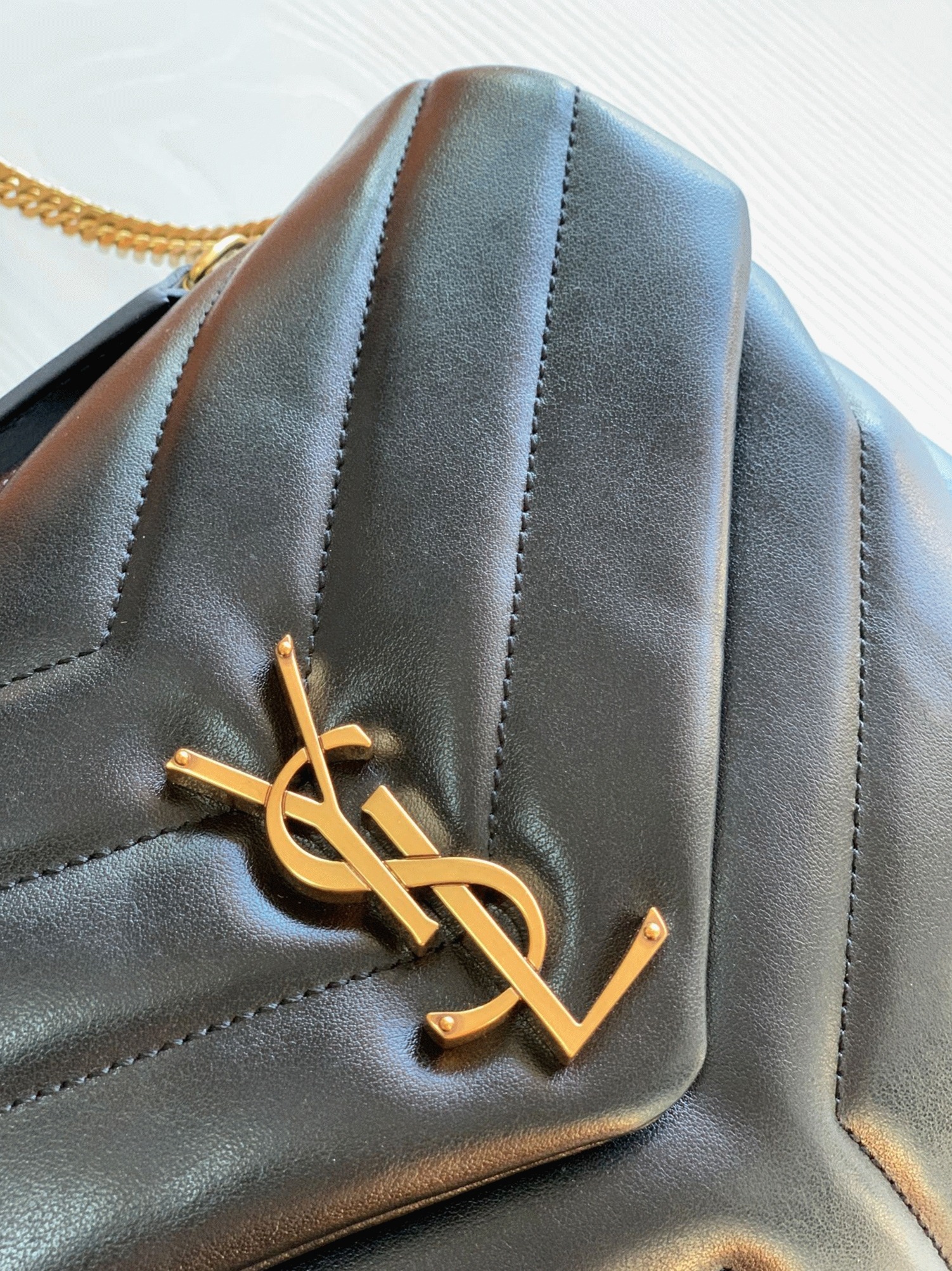 Replica Designer Saint Laurent LouLou Small Chain Bag Black