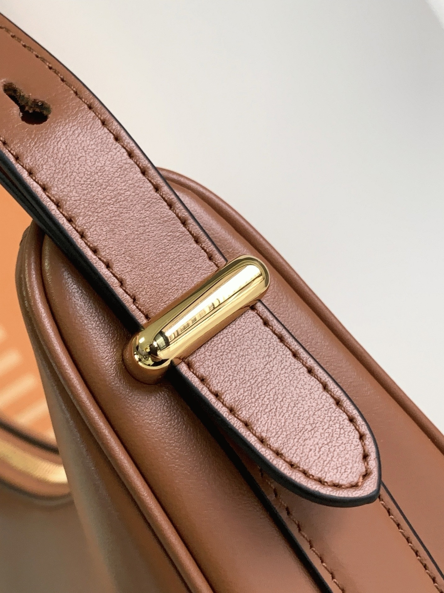 Brown Prada Arque Shoulder Bag Replica