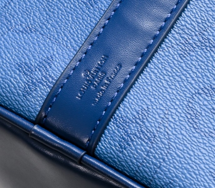 LV Keepall Bandouliere 50 In Navy River Blue
