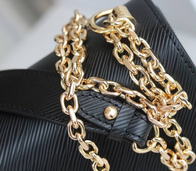 Louis Vuitton Epi Leather Jungle Edition Twist MM Bag In Black